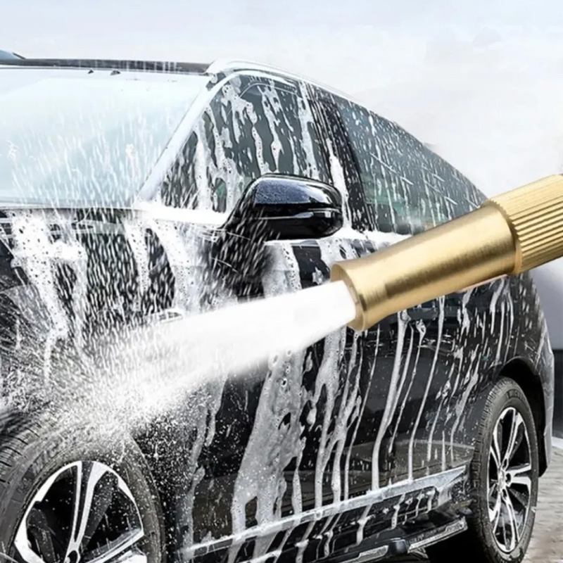 کارواش و آبپاش سر شلنگی تمام برنجی