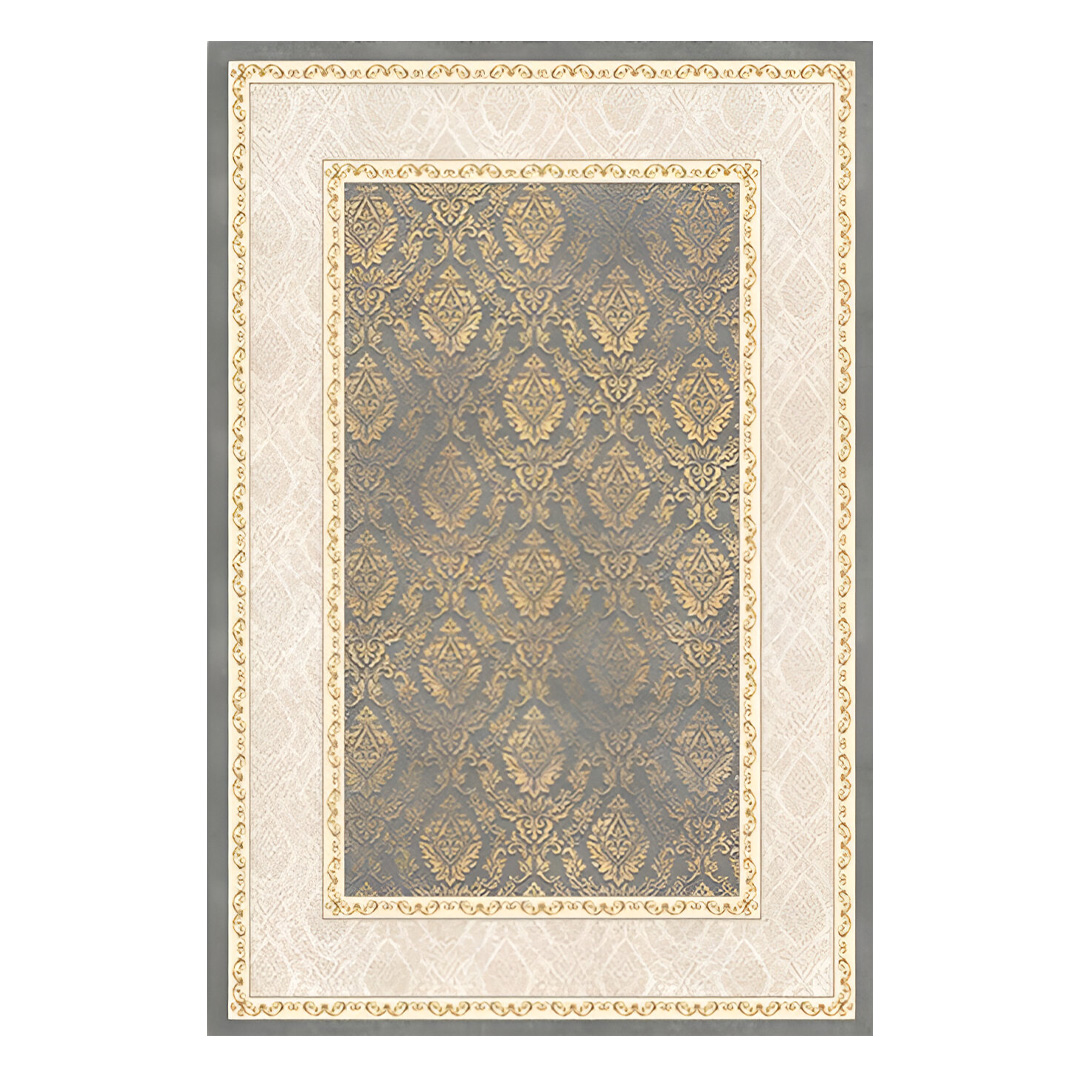 فرش مخمل نادی طرح سنتی کد O102