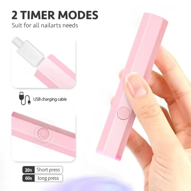 لاک خشک کن فوری مدل UV دار قابل حمل