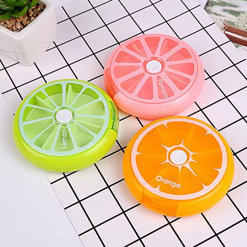 جا قرصی مسافرتی 7 خانه طرح میوه